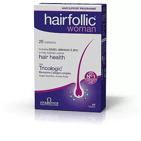 Vitabiotics WELLWOMAN Hairfollic (Tricologic) 60tabs