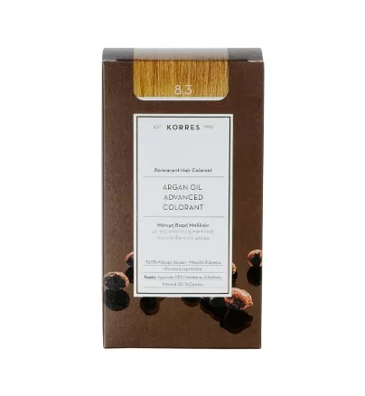 Korres Argan Oil Advanced Colorant 8.3 Ξανθό Ανοιχτό Μελί