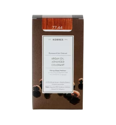 Korres Argan Oil Advanced Colorant 77.44 Ξανθό Έντονο Χάλκινο