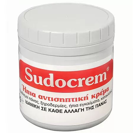 Sudocrem cream 125gr προστατευτική, επουλωτική, ήπια αντισηπτική κρέμα