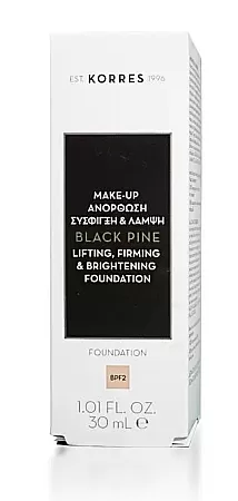 Korres Μαύρη Πεύκη Foundation Ανόρθωση, Σύσφιγξη & Λάμψη BPF2