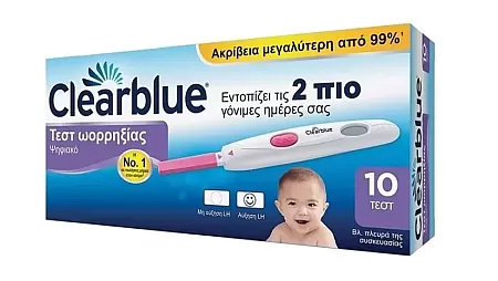 Clearblue Ψηφιακό Τεστ Ωορρηξίας 10τμχ
