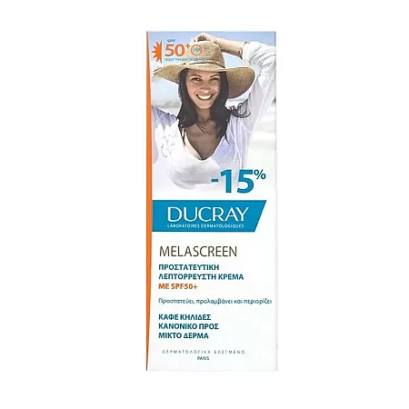 Ducray Melascreen Λεπτόρρευστη κρέμα SPF50+ 50ml