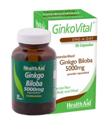 Health Aid Ginkgo Biloba 5000mg 30κάψουλες