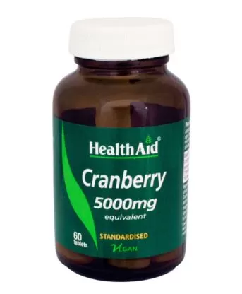 Health Aid Cranberry Extract 5000mg 60 ταμπλέτες