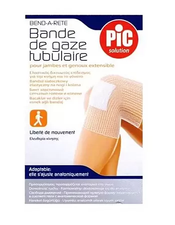 PIC Ελαστικός Δικτυωτός Επίδεσμος για την Κνήμη και το Γόνατο 1τμχ
