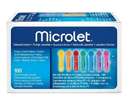 Microlet Colored Lancets 100τμχ