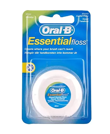 Oral-B Οδοντικό Νήμα Oral-B Κηρωμένο Essential Mint 50m