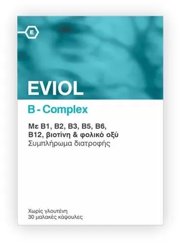 EVIOL B-Complex 30 μαλακές κάψουλες