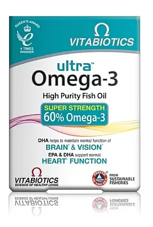 Vitabiotics Ultra Omega-3 Super Strength 60 μαλακές κάψουλες