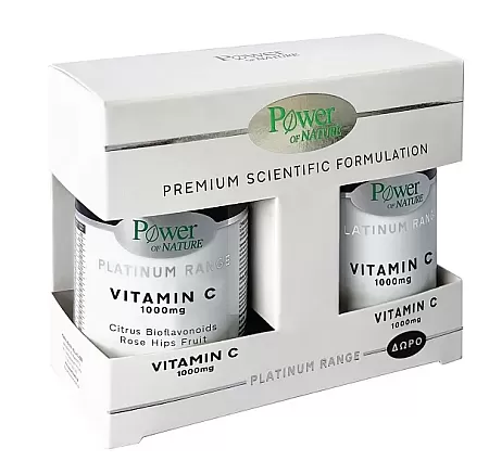 Power Of Nature Vitamin C 1000mg 30tabs & Vitamin C 1000mg