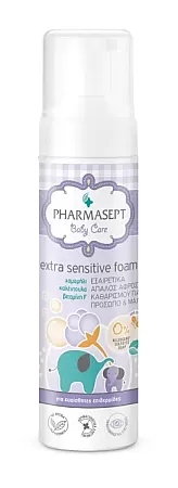 Pharmasept Baby Extra Sensitive Foam Αφρός Καθαρισμού 200ml