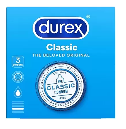 Durex Προφυλακτικά Classic 3τμχ