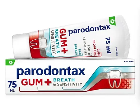 Parodontax Gum+ Breath & Sensitivity για Ευαίσθητα Δόντια 75ml