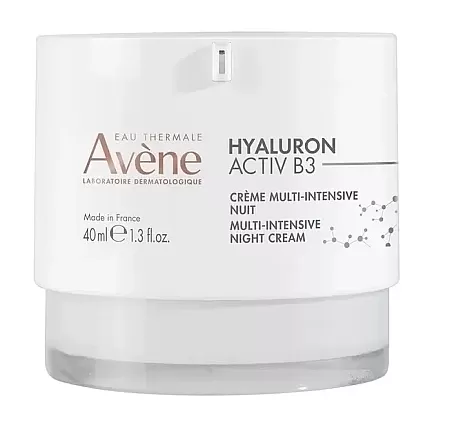 Avene Hyaluron Activ B3 Κρέμα Προσώπου Νυκτός με Υαλουρονικό 40ml