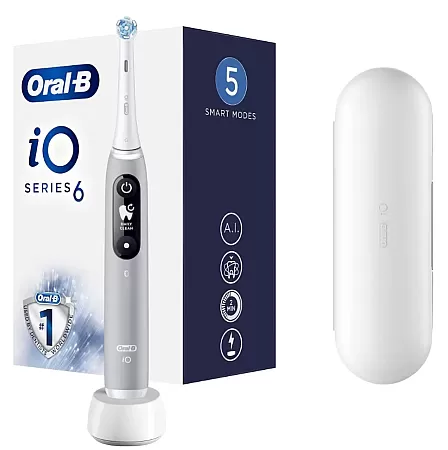 Oral-B iO Series 6 Ηλεκτρική Οδοντόβουρτσα Gray Opal