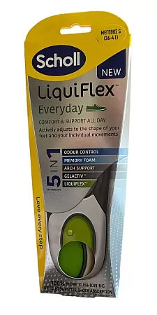 Scholl Liquiflex Everyday Πάτοι Παπουτσιών (μέγεθος S 36-41)