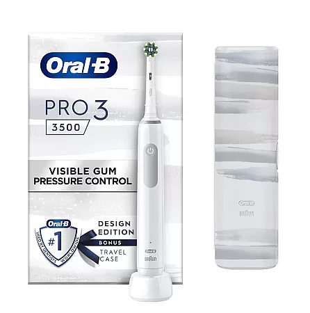 Oral-B Pro 3 3500 Cross Action White Edition