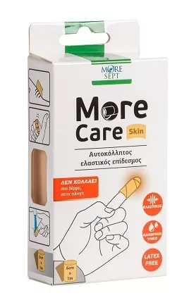 More Care αυτοκόλλητος αδιάβροχος επίδεσμος 6cm X 1m
