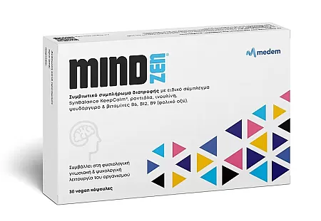 Medem Mind Zen Συμπλήρωμα για το Άγχος 30 φυτικές κάψουλες