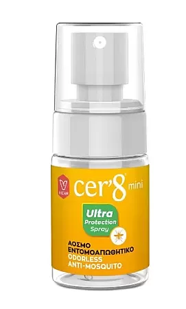 Vican Cer’8 Ultra Άοσμη Εντομοαπωθητική Λοσιόν σε Spray 30ml