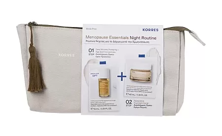 Korres White Pine Menopause Essentials Night Routine Set