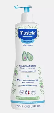 Mustela Gentle Cleansing Gel Σαμπουάν & Αφρόλουτρο 750ml