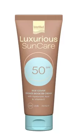 Luxurious Sun Care Silk Cover Bronze With Hyaluronic Acid SPF50 75ml