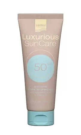 Luxurious Sun Care Silk Cover Natural With Hyaluronic Acid SPF50 75ml