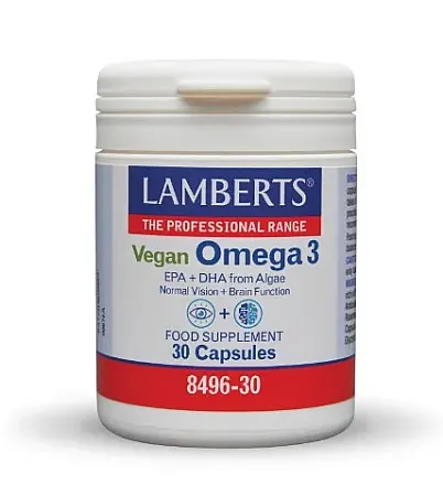 Lamberts Vegan Omega 3 750mg 30 κάψουλες
