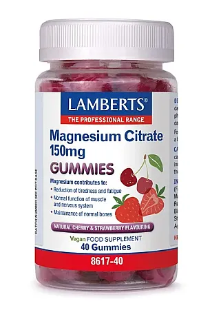 Lamberts Magnesium Citrate 150mg 40 gummies
