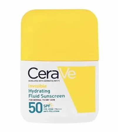 CeraVe Invisible Hydrating Fluid Sunscreen Αντηλιακό SPF50+ 50ml