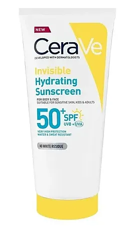 CeraVe Invisible Hydrating Sunscreen Αντηλιακό SPF50+ 75ml