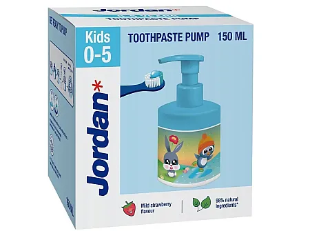 Jordan Παιδική Οδοντόκρεμα με Αντλία για Παιδιά 0-5 Χρονών 150ml