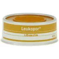 Αυτοκόλλητη ταινία στερέωσης Leukopor 1,25cm X 5m