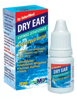 Intermed Unisept Dry Ear (FLx10mL) Ωτικές σταγόνες για στεγνά αυτιά